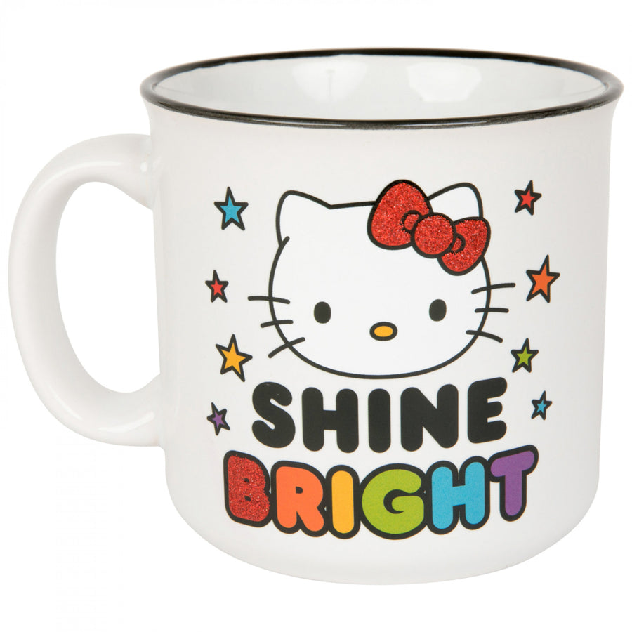 Hello Kitty Shine Bright 20oz Jumbo Ceramic Camper Mug Image 1