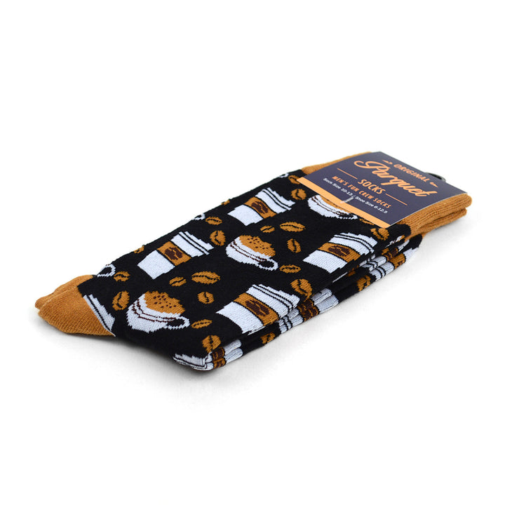 Coffee Lovers Novelty Sock Funny Socks Coffee Gifts Cool Socks Funny Groomsmen Socks Image 4