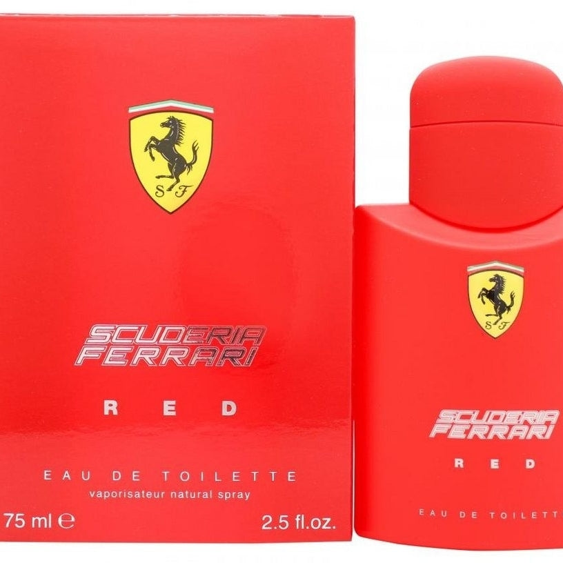 Ferrari Scuderia Red Eau De Toilette 75ml Mens Cologne Fresh Citrus Scent Image 4