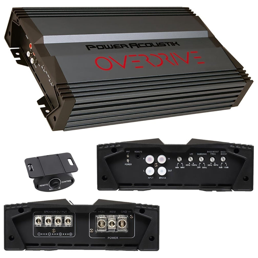 Power Acoustik 3500 Watt Class D Full Range Monoblock Amplifier OD1-3500D Image 1