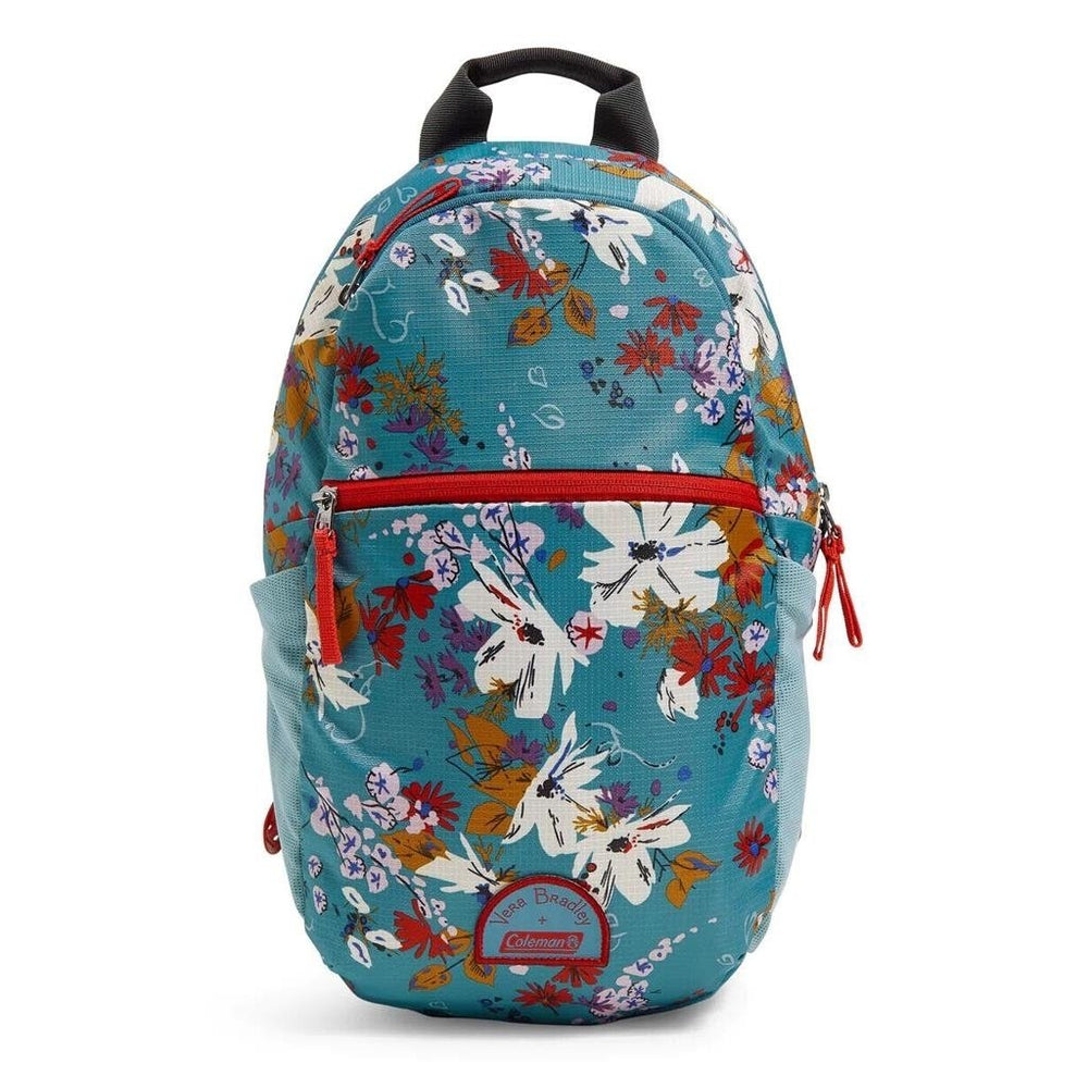 Vera Bradley + Coleman 15L Outdoor Floral Backpack School Bookbag Limited Edit Image 2