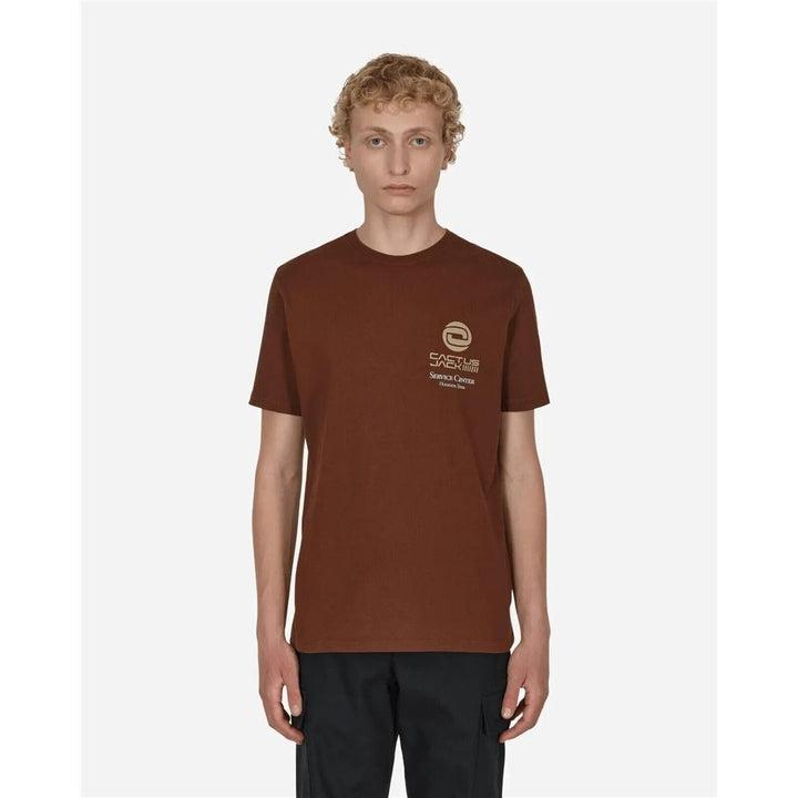 Nike X Travis Scott Cactus Jack NRG BH Corp Tee Cotton T-Shirt Brown L Mens Image 3