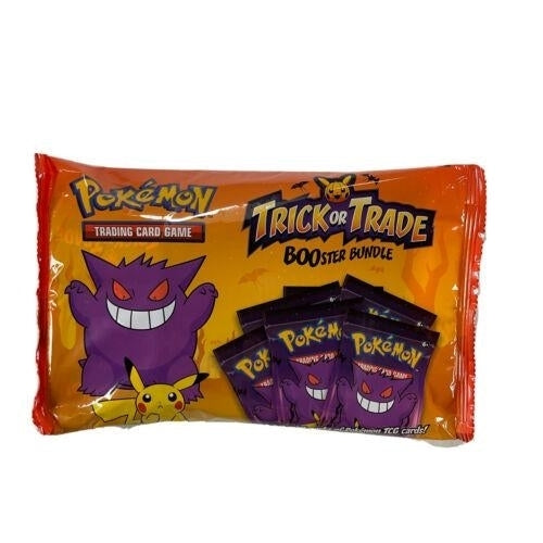 Pokemon BOOSTER Bundle Trick Or Trade  Sealed bag! 40 mini Packs Of TCG Cards Image 1