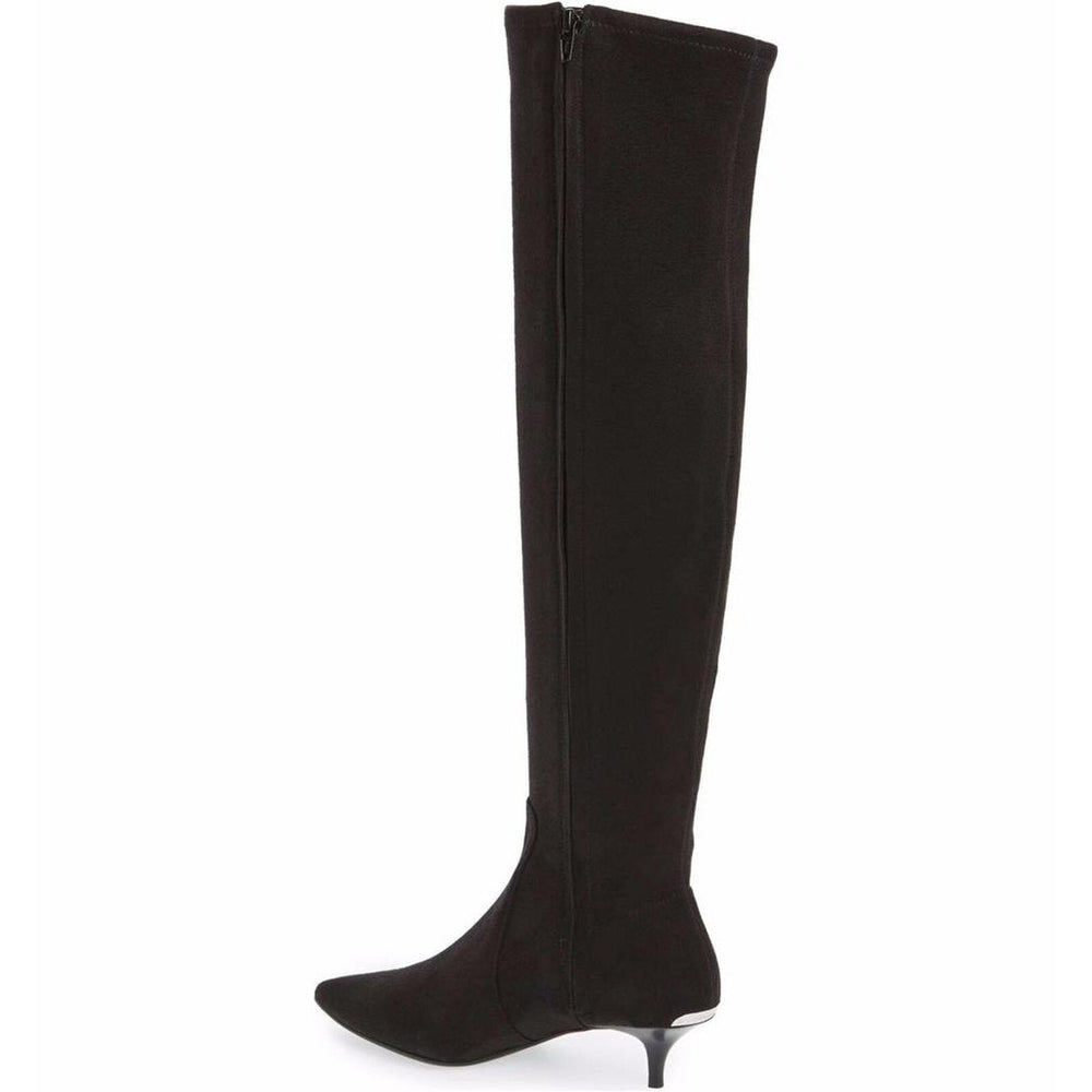 Michael Kors Flex OTK Zip Over The Knee Soft Stretch Black Boots 5 260 Womens Image 2