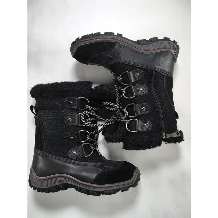 Womens Pajar Boots Adelina Waterproof Insulated Leather Black Snow Boot 5-5.5 36 Image 4