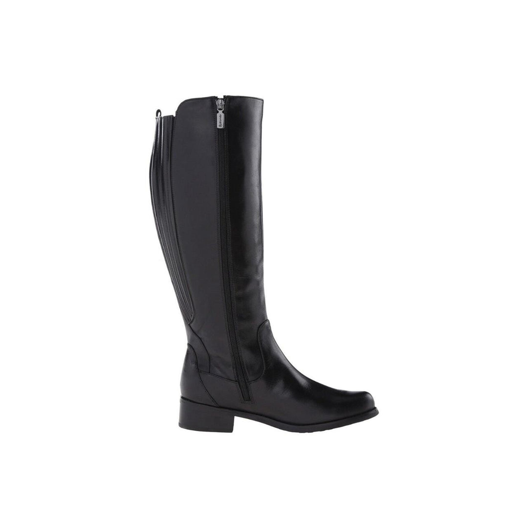 Blondo Venise Wide Calf Waterproof Tall Black Leather Riding Boots 5.5 Womens Image 3