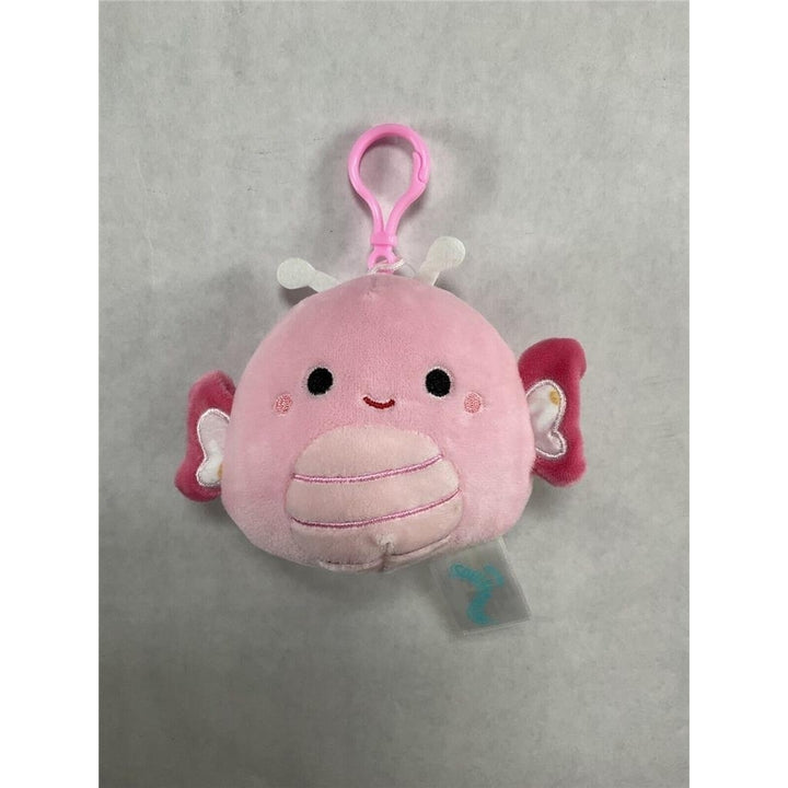 Squishmallows 2022 Easter Squad Maribel The Butterfly Clip 3.5" Plush Keychain Image 2