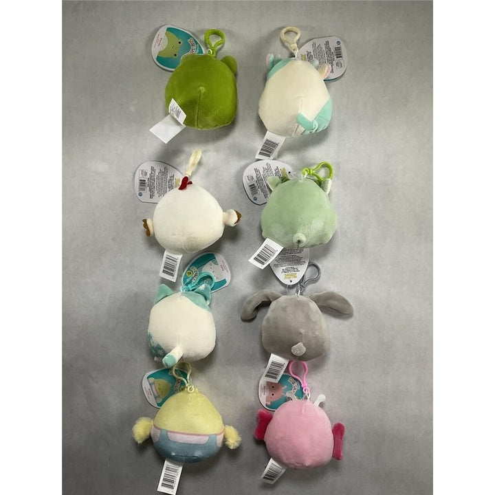 Squishmallow Clips 2022 Full Easter Squad Belana Cow Wendy Frog Charity Set Of 8 Image 2