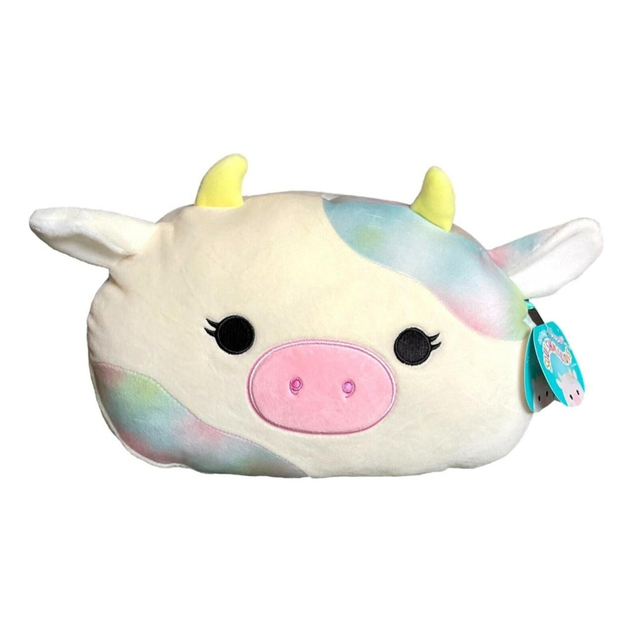 Squishmallows 2022 Easter Candess The Cow Stackable Tie Dye 12" Tik Tok Plush Image 1