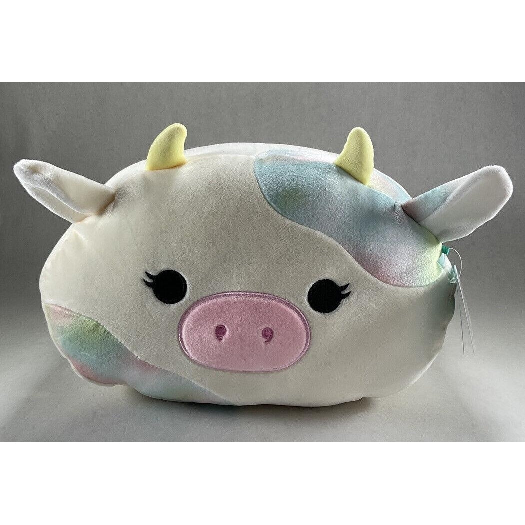 Squishmallows 2022 Easter Candess The Cow Stackable Tie Dye 12" Tik Tok Plush Image 2
