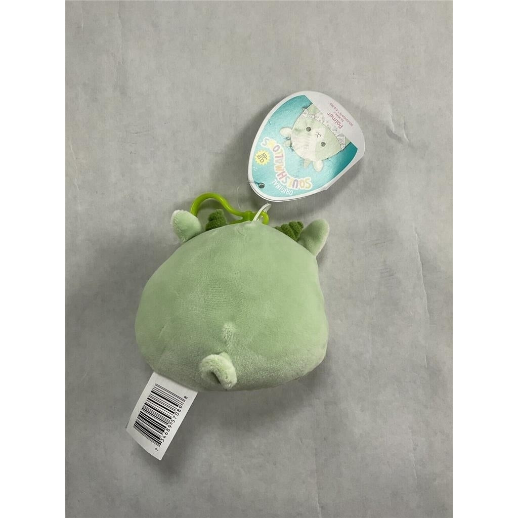 Squishmallows 2022 Easter Squad Palmer The Billy Goat Clip 3.5" Plush Keychain Image 3