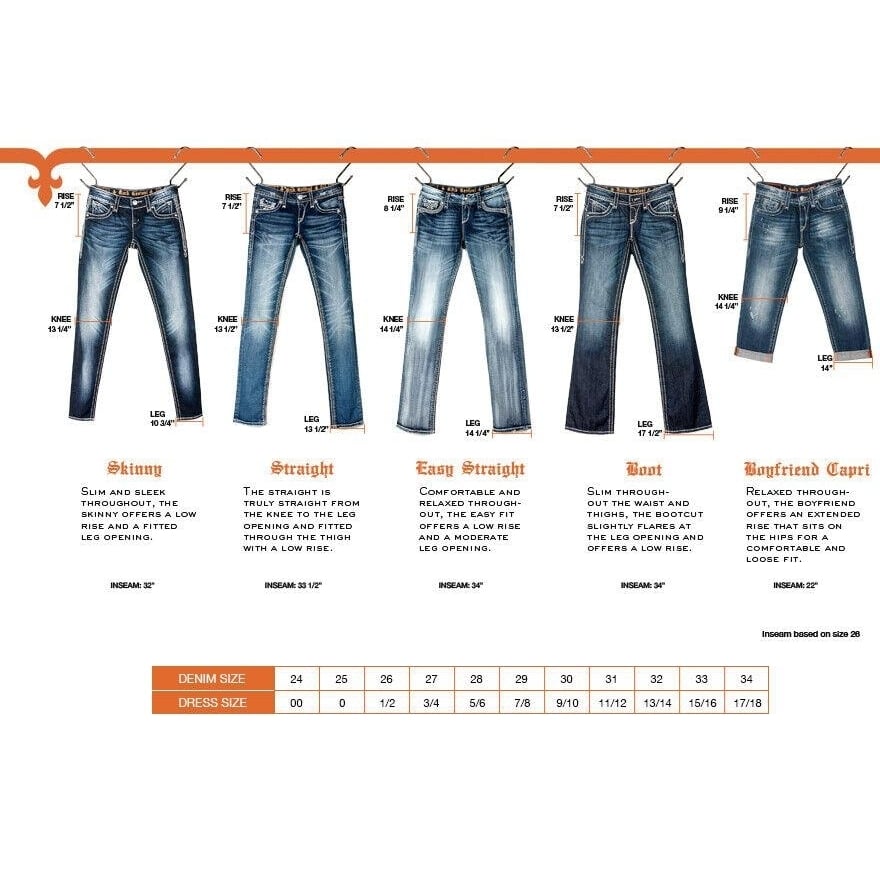 Rock Revival Womens Jeans Low Rise Flap Pocket Bootcut Jean 26 x 33 Runs Small! Image 1