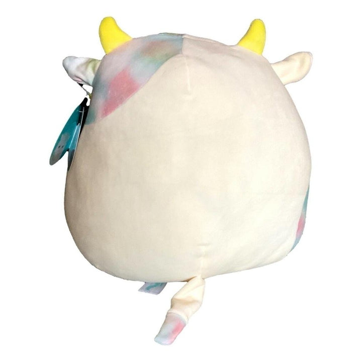 Squishmallows 2022 Easter Candess The Tie Dye Cow 12 Inch BNWT Kellytoy Plush Image 3