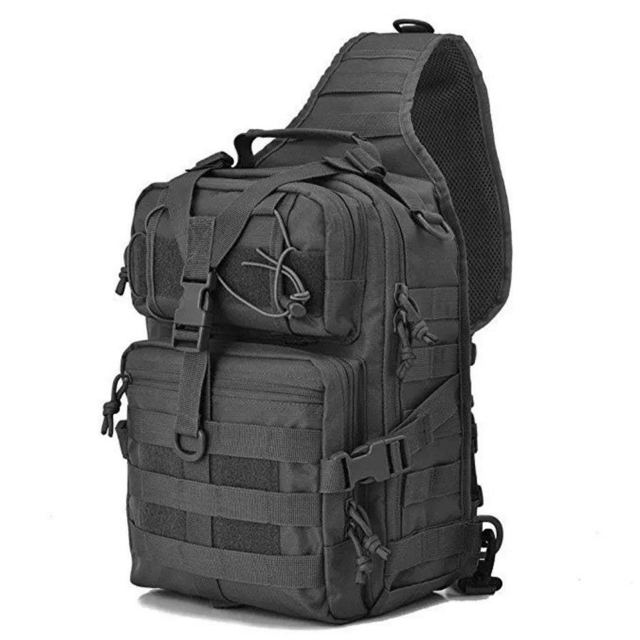 Tactical Sling Backpack 15L Molle Shoulder Bag Outdoor Camping Hiking Utility Image 1