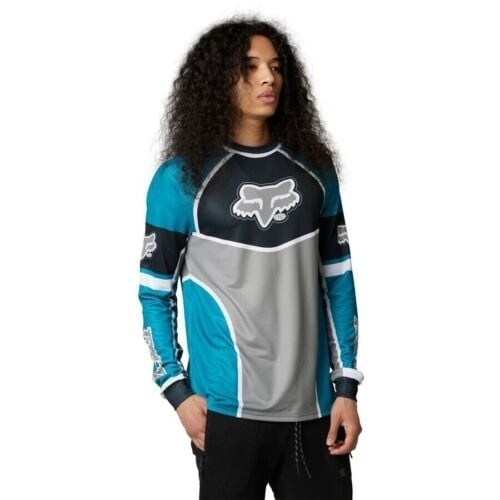 Foxr Bayl LS Jersey XL M Blu 29956-551 Long Sleeve Outdoor Sportswear Image 1