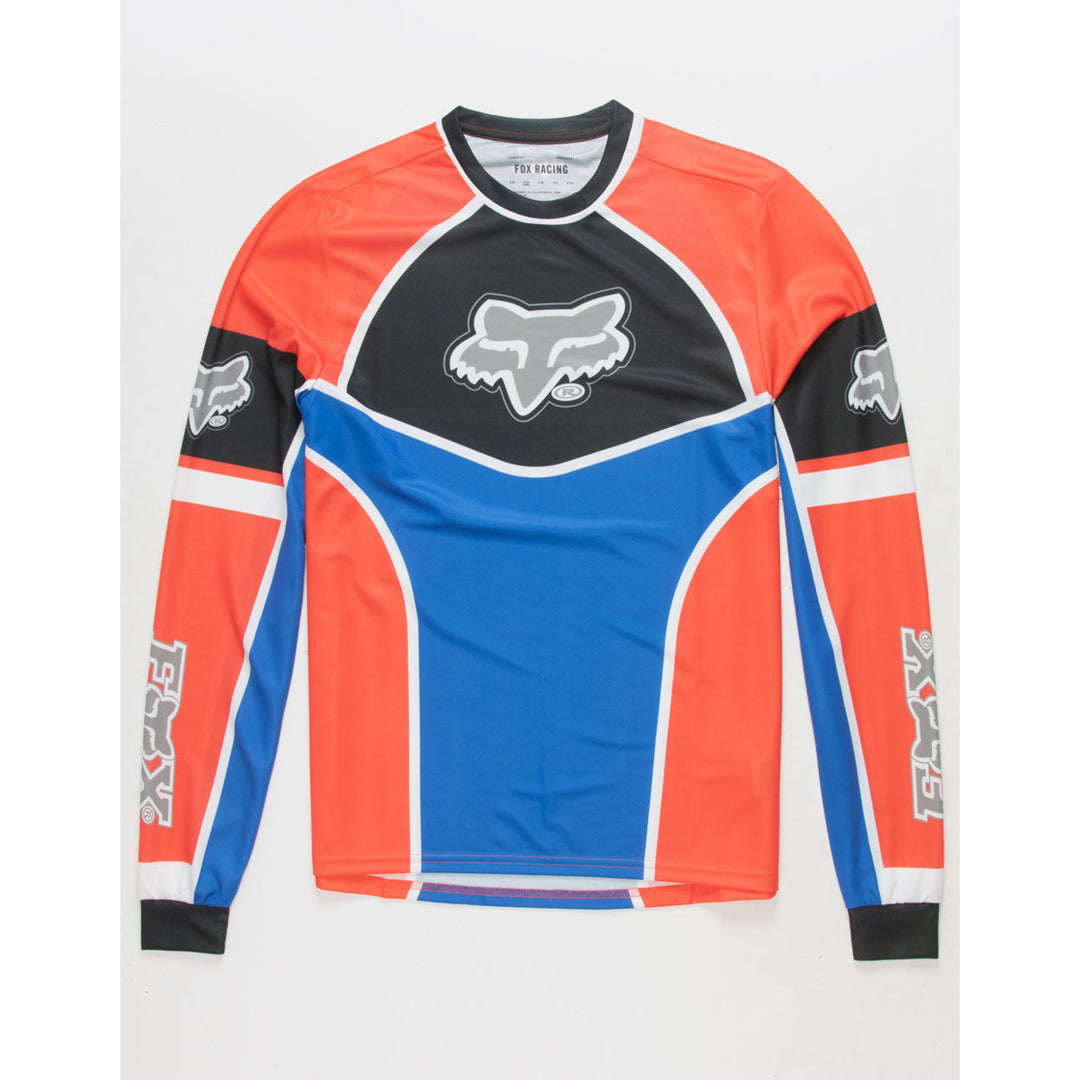 FOXR BAYL LS JERSEY  - 29956-110 L L FLO RED Image 1