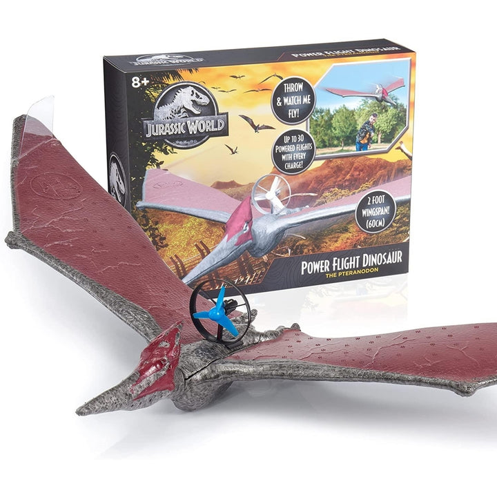 Jurassic World Power Flight Dino Pteranodon Flying Dinosaur Interactive Toy WOW! Stuff Image 1