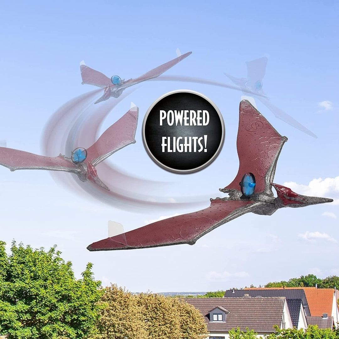 Jurassic World Power Flight Dino Pteranodon Flying Dinosaur Interactive Toy WOW! Stuff Image 3