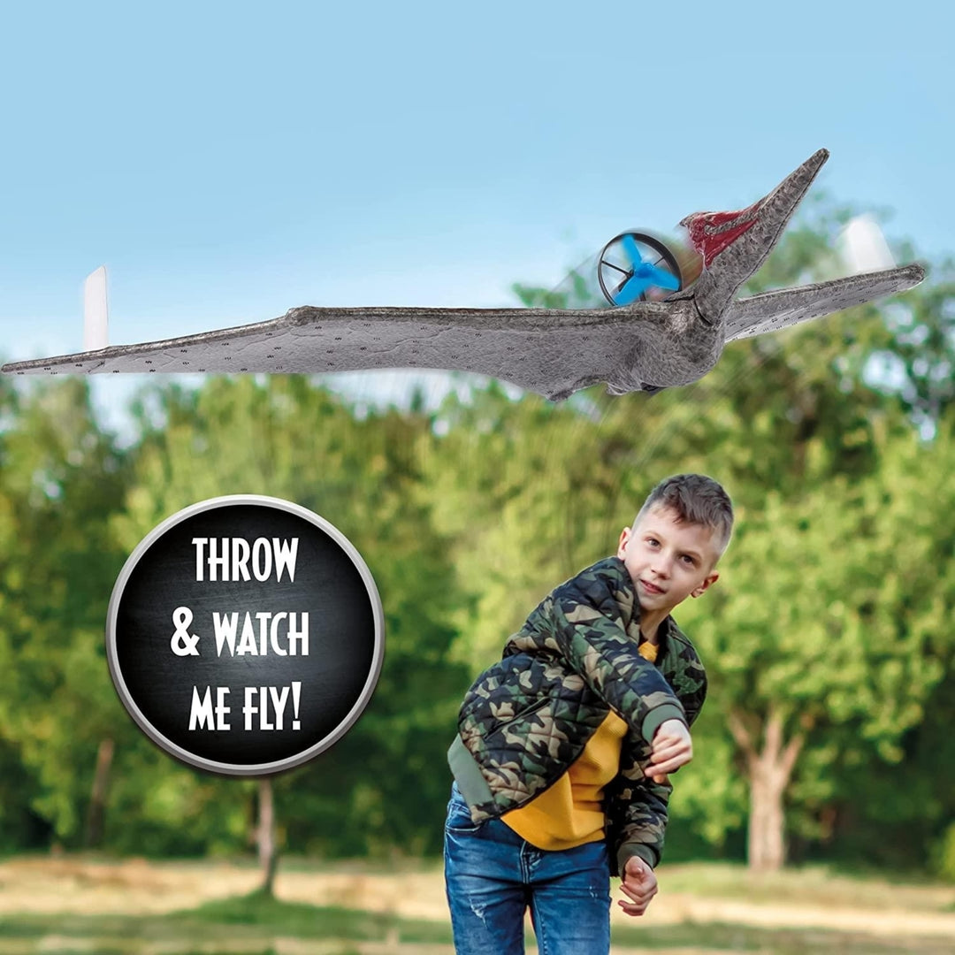 Jurassic World Power Flight Dino Pteranodon Flying Dinosaur Interactive Toy WOW! Stuff Image 4