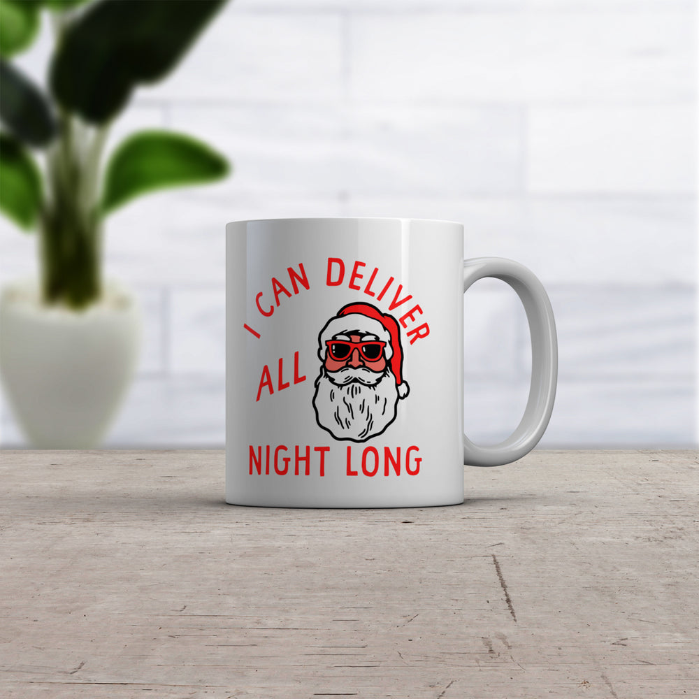 I Can Deliver All Night Long Mug Funny Christmas Party Santa Sex Joke Cup-11oz Image 2