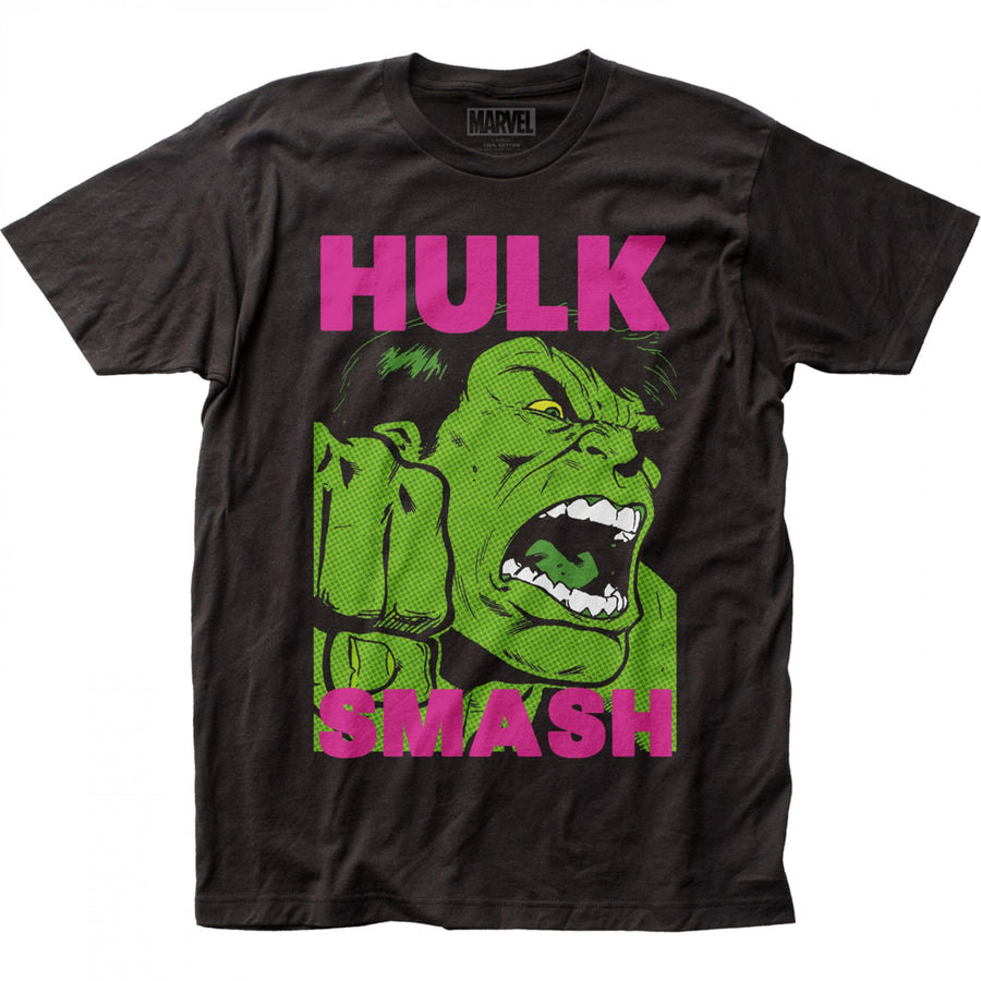 The Incredible Hulk Halftone Comic Art T-Shirt Image 1