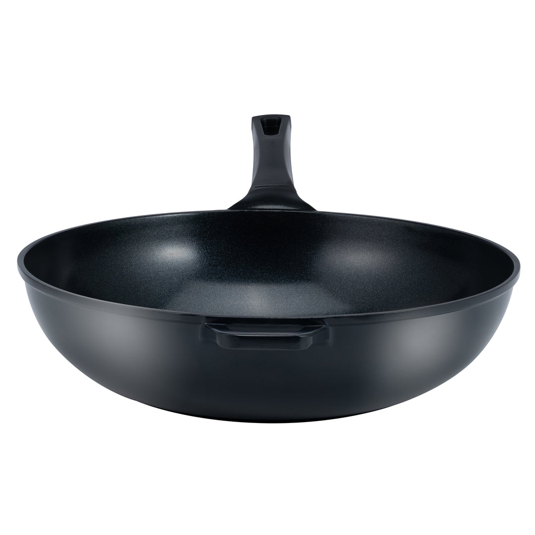 Ozeri Green Ceramic Non-Stick Wok 100% PTFE PFOA Free Scratch Resistant 11" Image 1