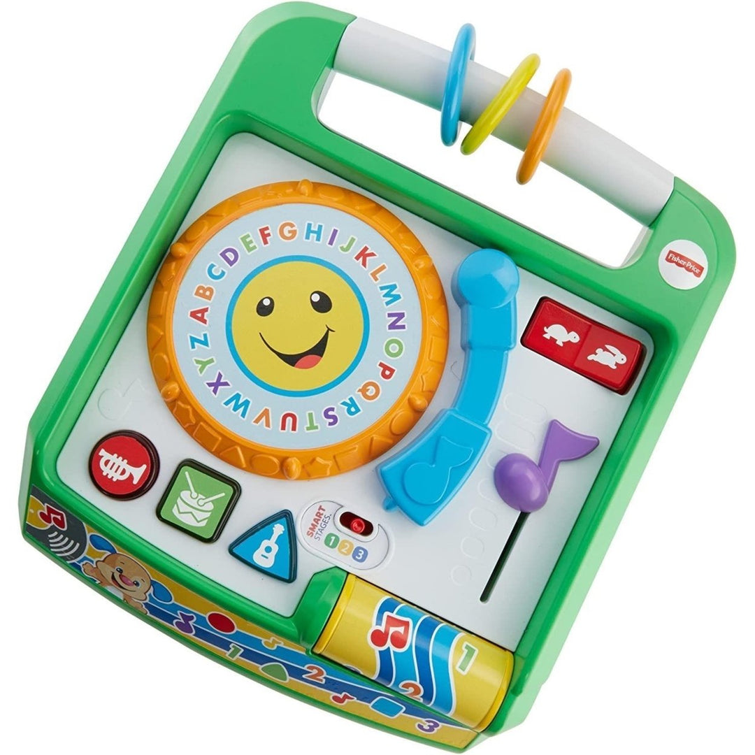 Fisher-Price Fisher-Price Laugh and Learn Remix Record Player Learning Musical Baby Toy GYC92 Image 1