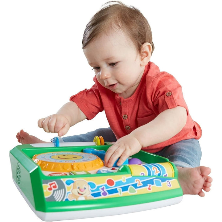 Fisher-Price Fisher-Price Laugh and Learn Remix Record Player Learning Musical Baby Toy GYC92 Image 2