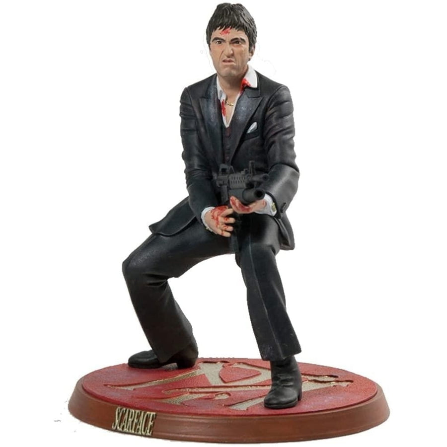 Scarface Say Hello To My Little Friend Bloody Version Statue Tony Montana Movie Figure Mighty Mojo Image 1