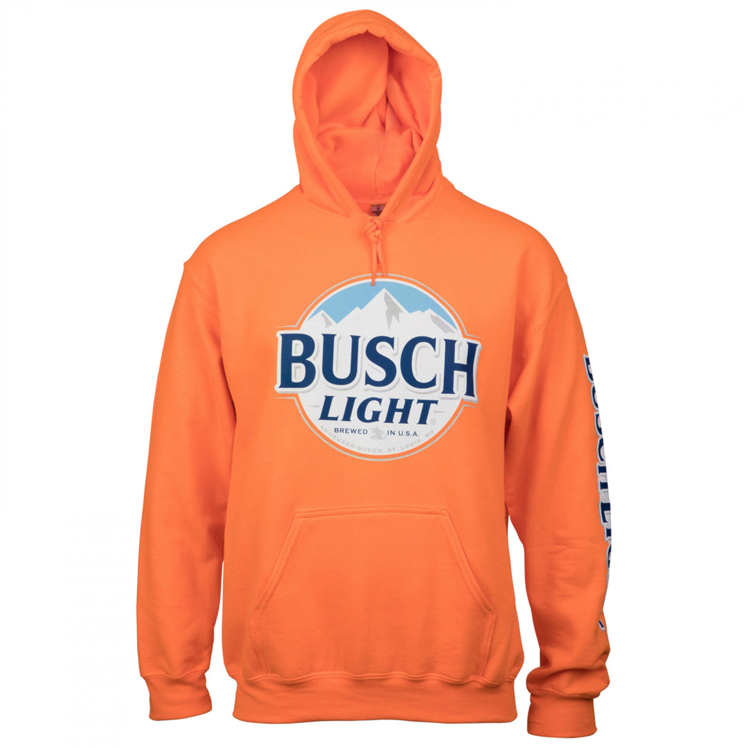 Busch Light Hunter Orange Hoodie Image 3