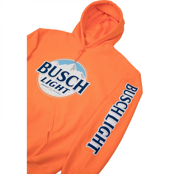 Busch Light Hunter Orange Hoodie Image 4