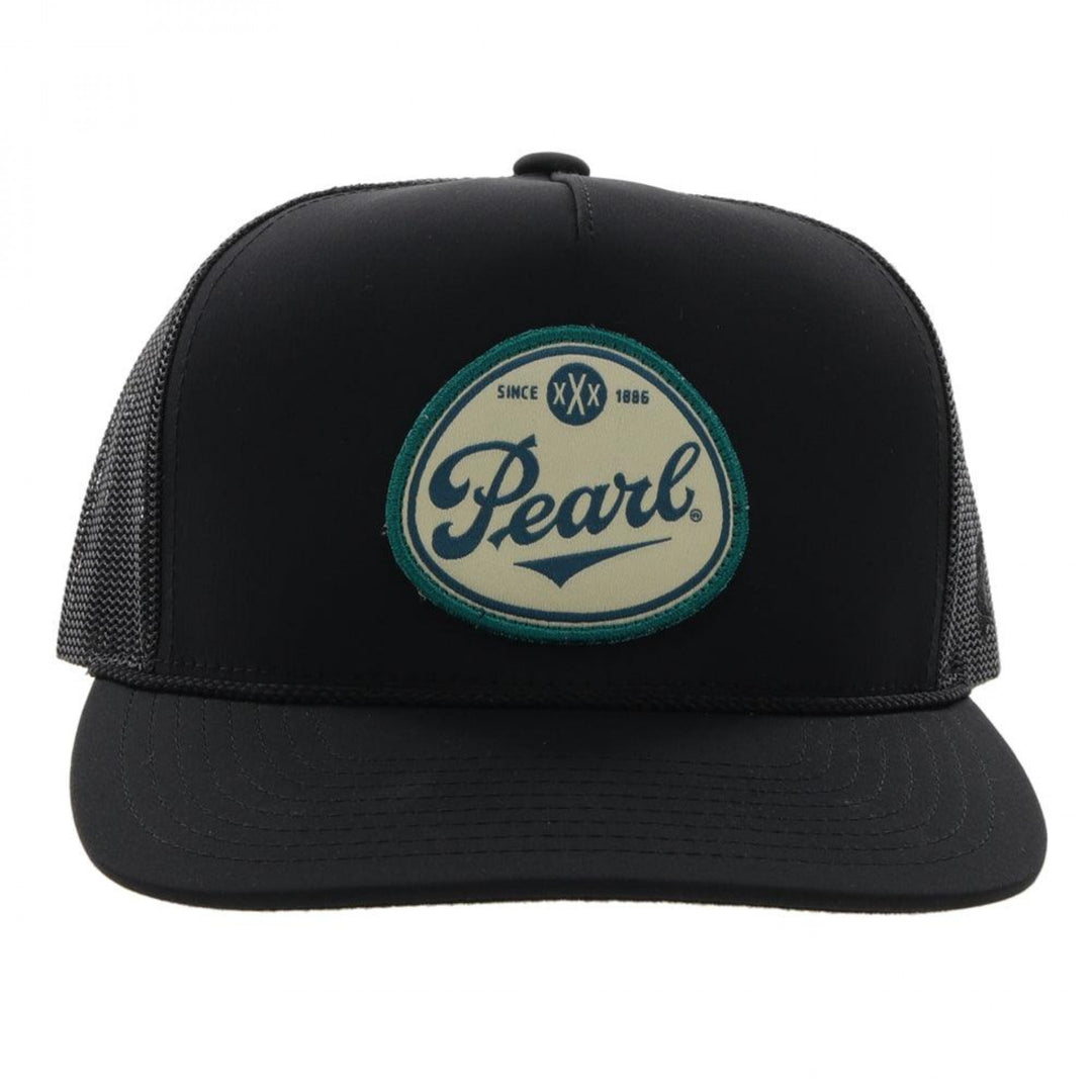 Pearl Logo Black Colorway Hybrid Bill Adjustable Trucker Hat Image 2