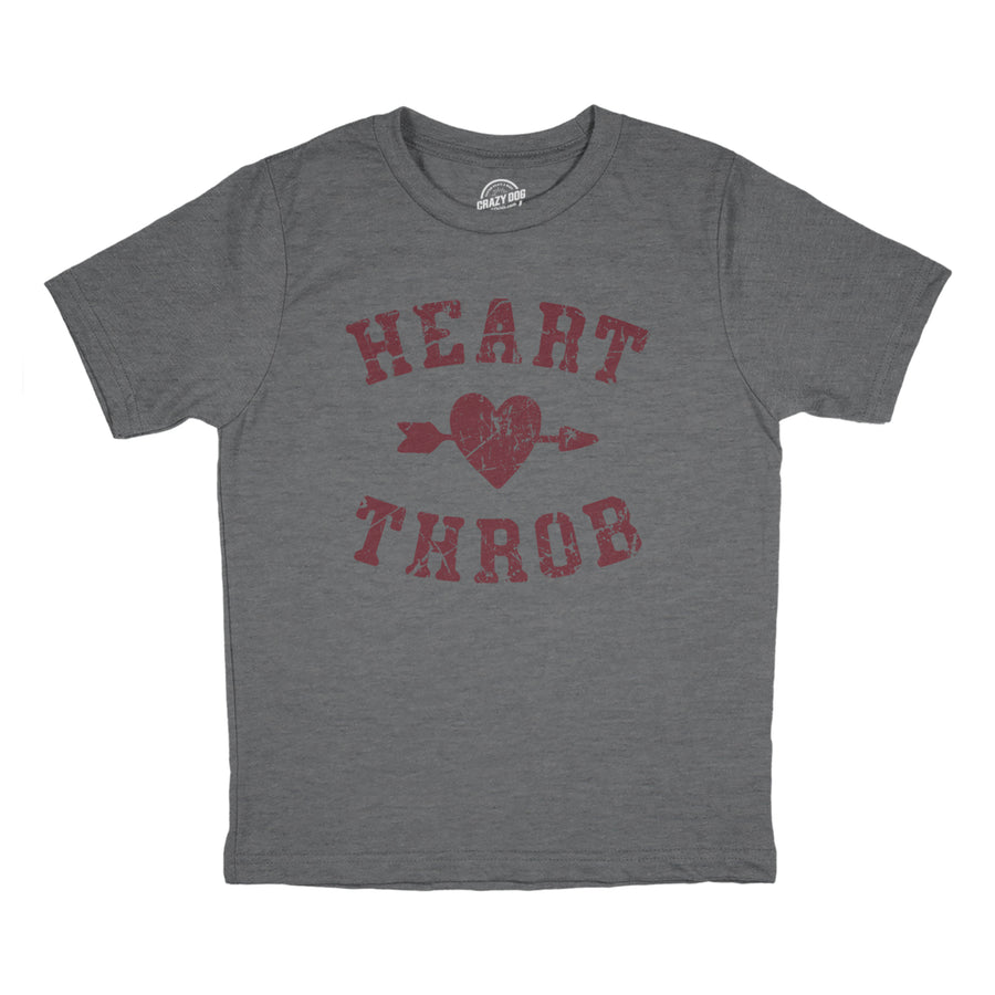Youth Heart Throb T Shirt Cute Valentines Day T Shirts for Kids Image 1