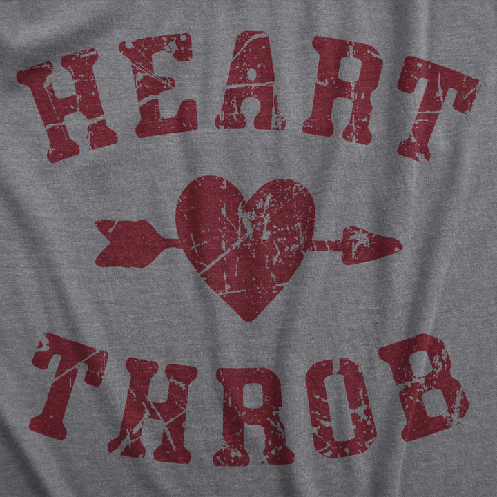 Mens Heart Throb T Shirt Funny Valentines Day Dreamy Sexy Tee For Guys Image 2