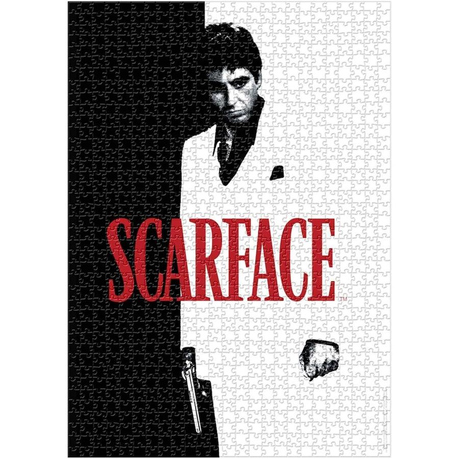 Scarface Jigsaw Puzzle Poster 1000 Pieces Tony Montana Al Pacino Black White SD Toys Image 1