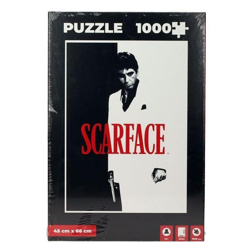 Scarface Jigsaw Puzzle Poster 1000 Pieces Tony Montana Al Pacino Black White SD Toys Image 2
