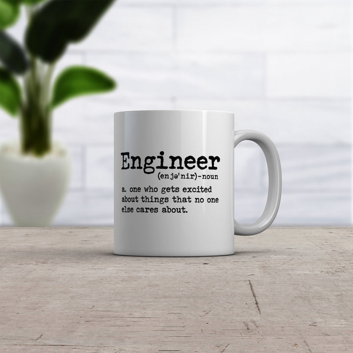 Engineer Definition Mug Funny Science Joke Novelty Cup-11oz Image 2