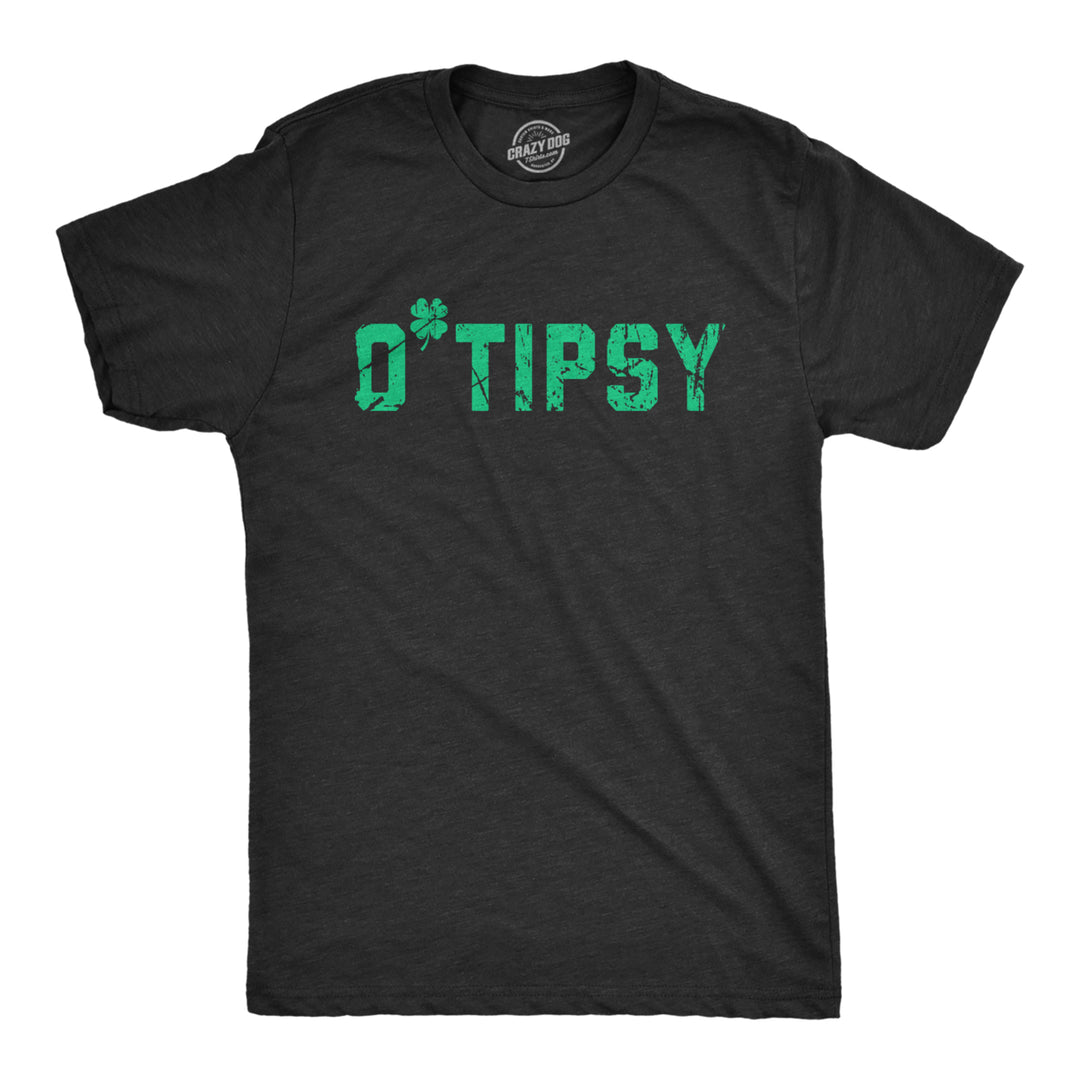 Mens OTipsy Funny St Patricks Day Drinking T Shirt For Guys Image 1