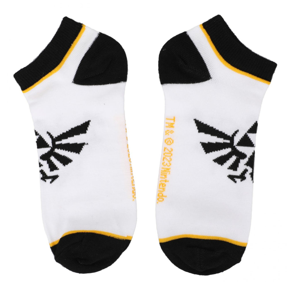 The Legend of Zelda Hyrule Crest 5-Pair Pack of Ankle Socks Image 2