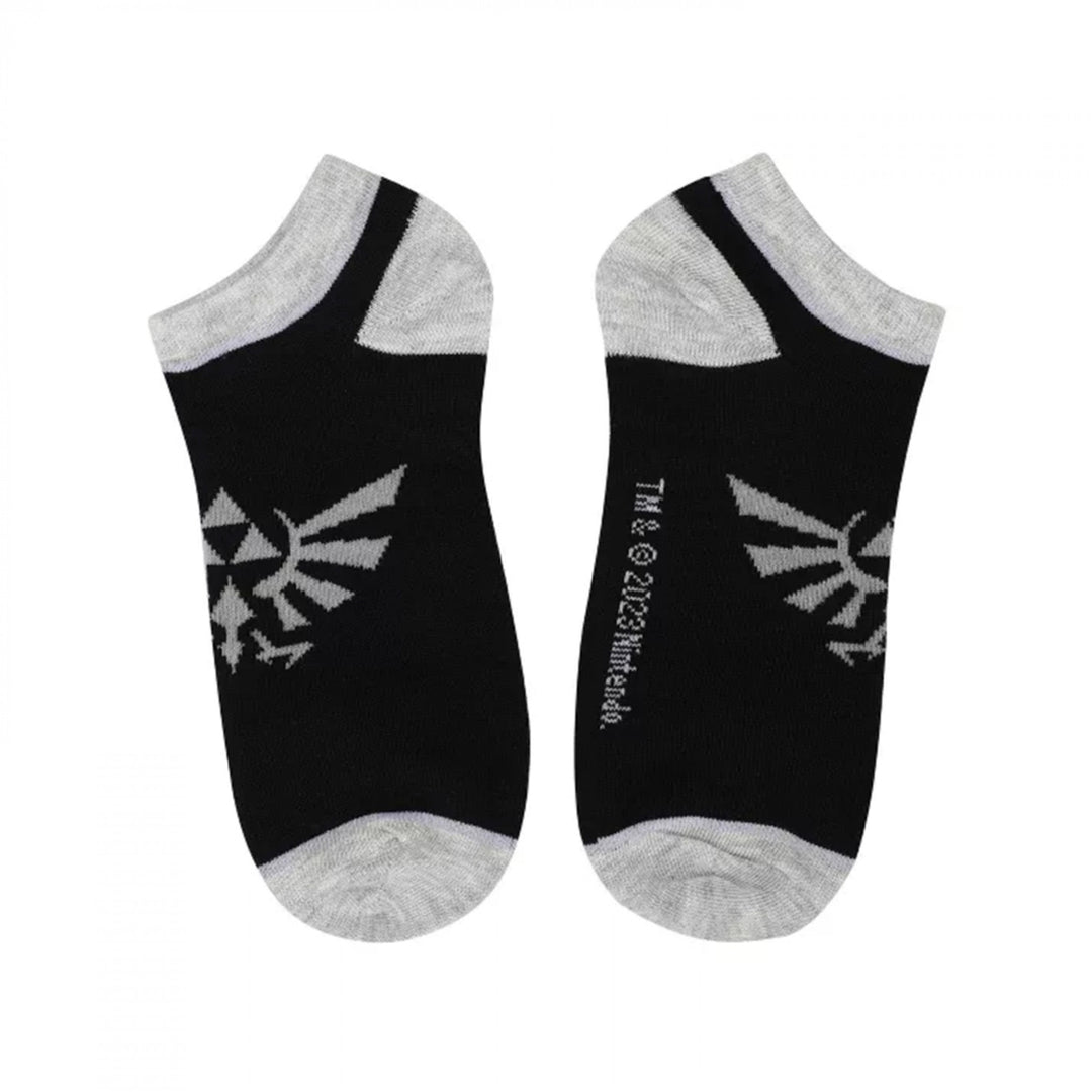 The Legend of Zelda Hyrule Crest 5-Pair Pack of Ankle Socks Image 4