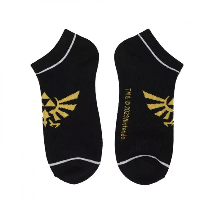 The Legend of Zelda Hyrule Crest 5-Pair Pack of Ankle Socks Image 4