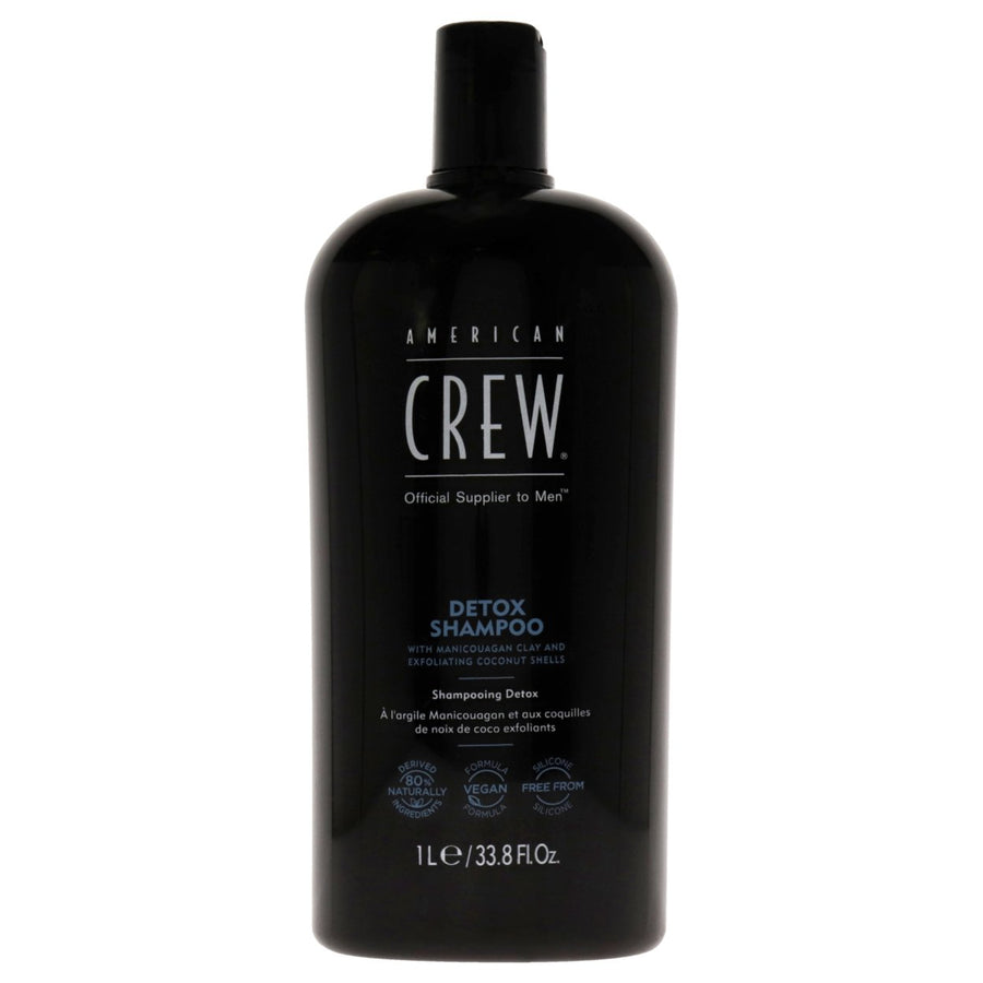 Detox Shampoo by American Crew for Men - 33.8 oz Shampoo Image 1