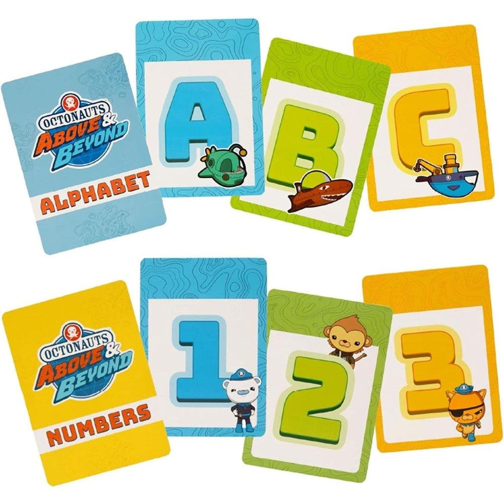 Octonauts Kids Alphabet and Numbers Flash Cards Teach ABC 123s Learning Game Educational Mighty Mojo Image 2