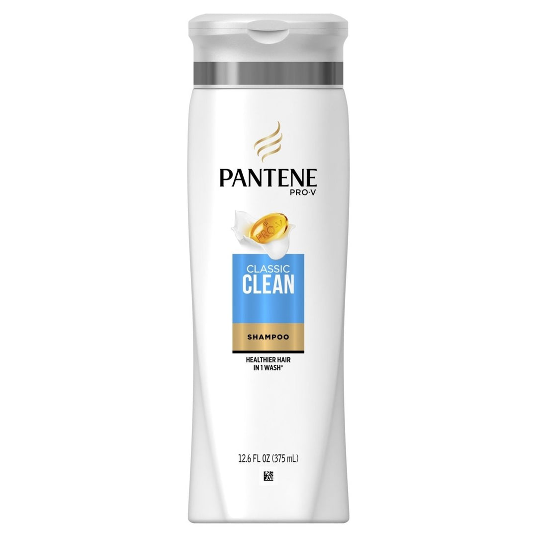 6 pack Pantene Pro-V Classic Clean Shampoo, 12.6 fl oz Image 4