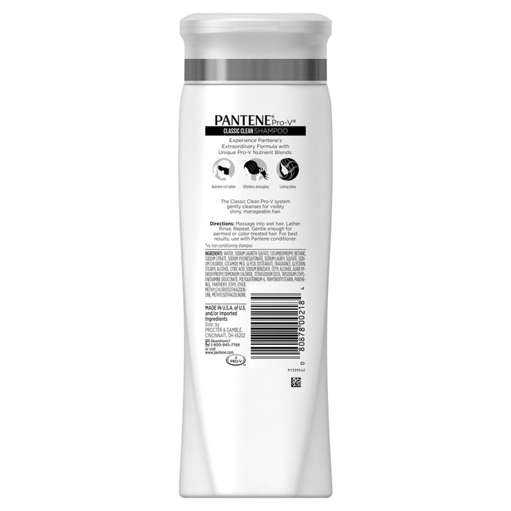 6 pack Pantene Pro-V Classic Clean Shampoo12.6 fl oz Image 8