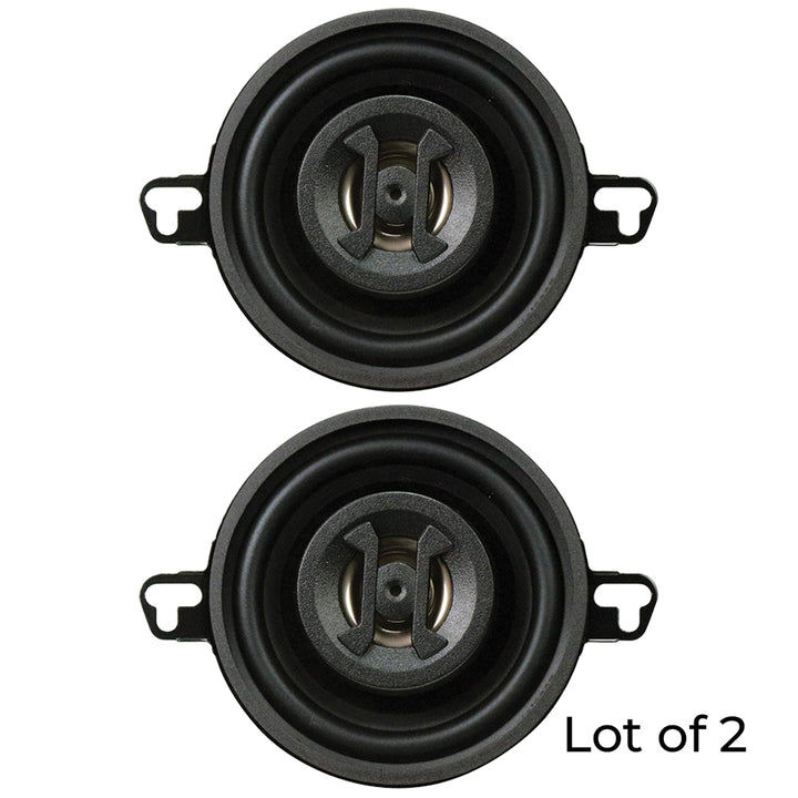 (Pack of 2) Hifonics ZS35CX Zeus 3.5" Coaxial Speaker ,BLACK Image 3