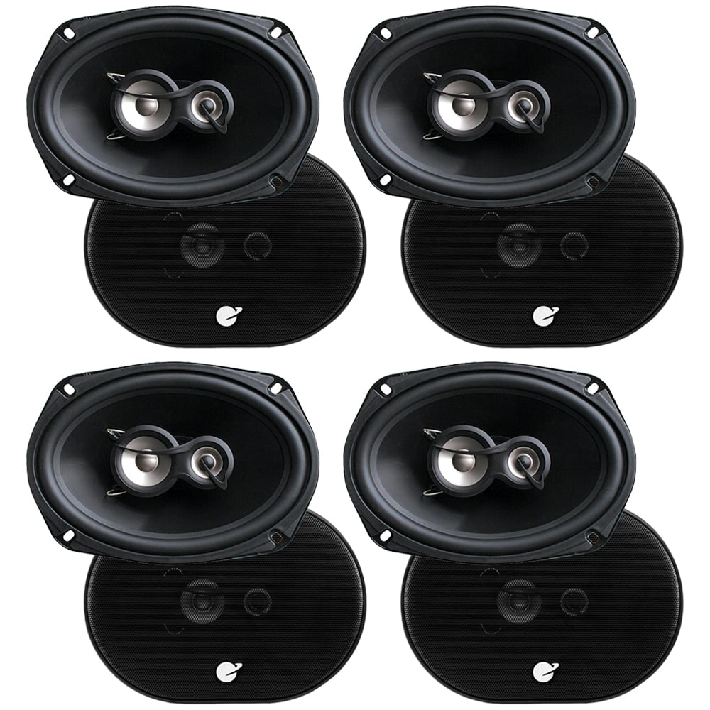 Planet Audio TRQ693 Car Speakers 6x9 Inch 3 Way Full Range 500 Watts Pack of 4 Image 1