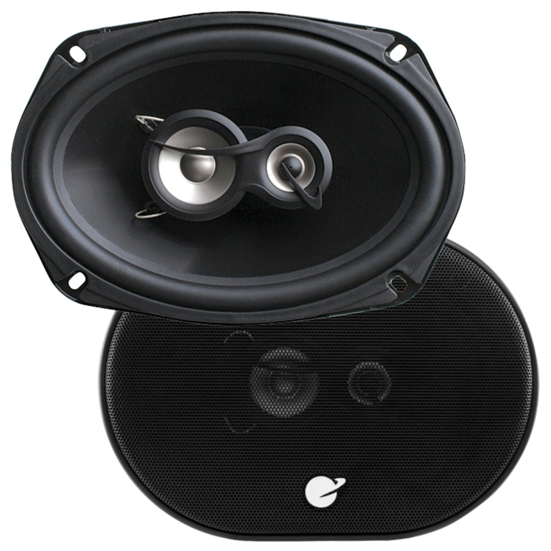 Planet Audio TRQ693 Car Speakers 6x9 Inch 3 Way Full Range 500 Watts Pack of 4 Image 2