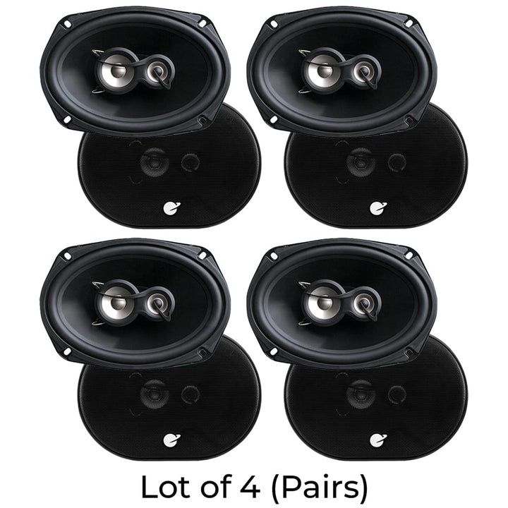 (Pack of 4) Planet Audio TRQ693 6 x 9 Inch Car Speakers - 500 Watts of Power Per Pair250 Watts EachFull Range3 WaySold Image 3