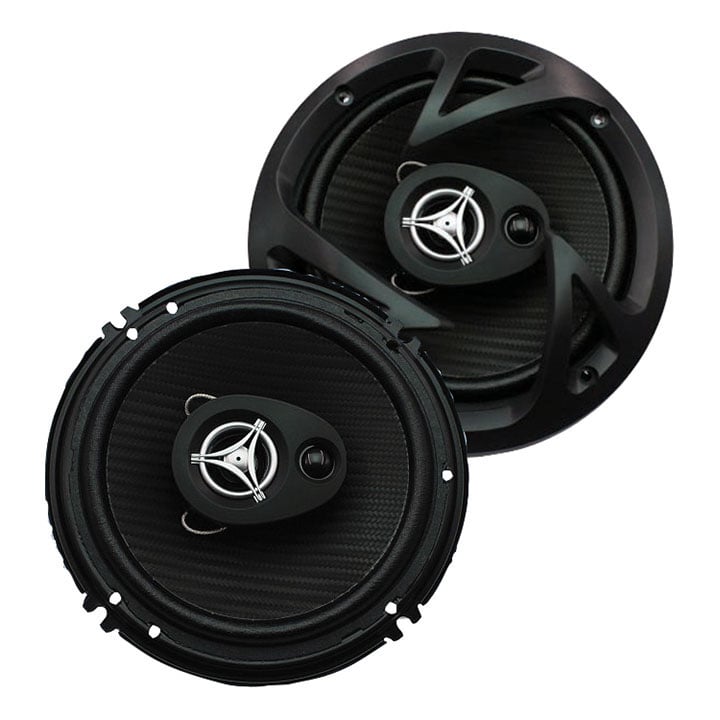 (Pack of 6) Power Acoustik Reaper 6.5" 3 way 400 Watts Image 2